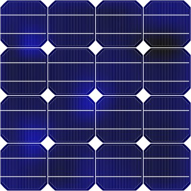 Detay güneş paneli