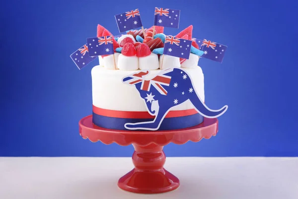 Happy Australia Day celebration cake — Stock Photo, Image