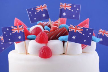 Happy Avustralya günü kutlama pastası
