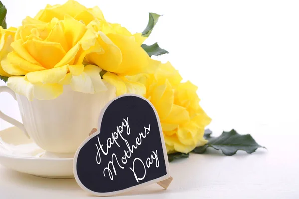 Mothers Day yellow roses — Stock Photo, Image