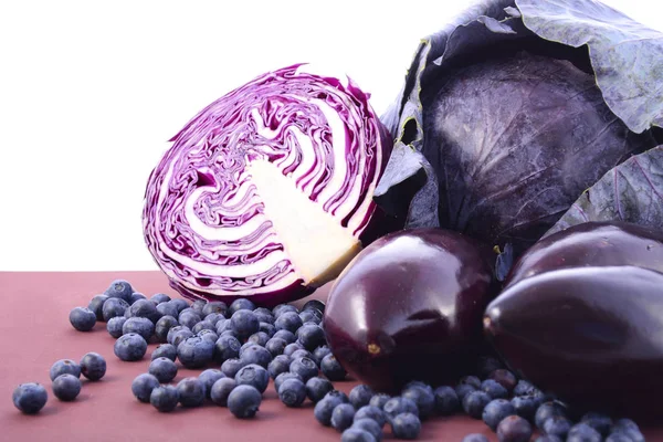 Mor Meyve ve sebzeler 