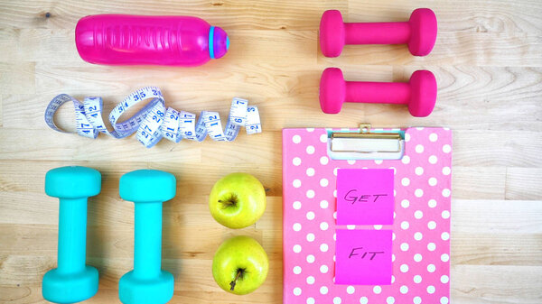 Get fit exercise program overhead 