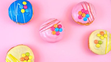 Pop Art Colourful Bakery Goodies clipart