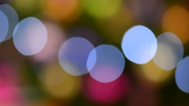 Fond flou de lumières de Noël festives . 