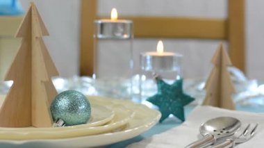 Şık şenlikli Noel tablo ayarı