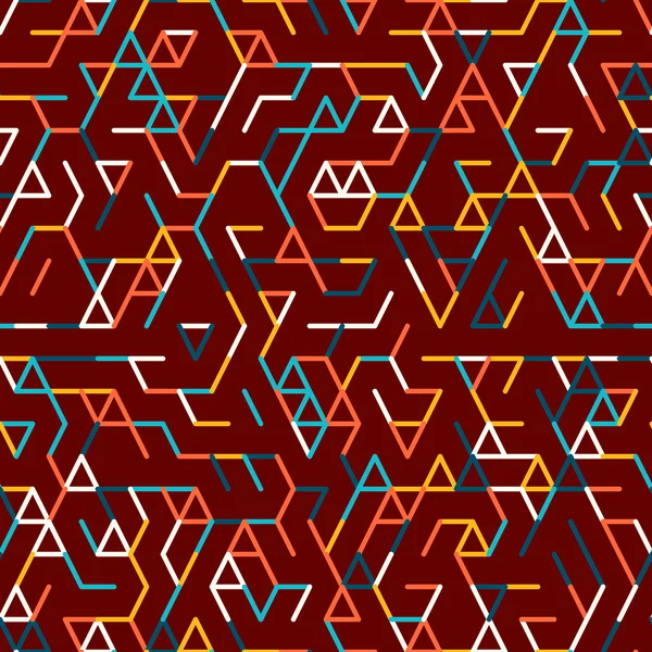 抽象的な幾何学的背景。シームレスなパターン. — ストックベクタ