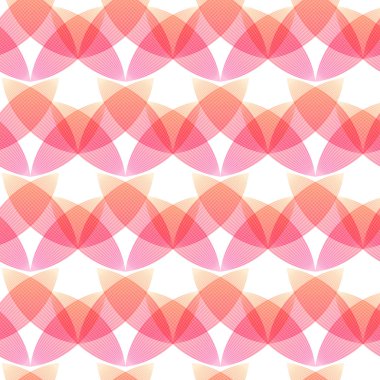 Pembe ve turuncu renklerde soyut desen