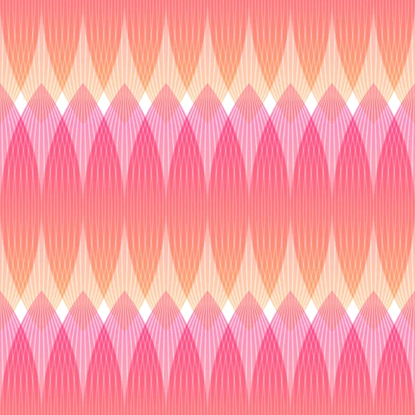Abstraktní vzor v barvách růžové a oranžové — Stockový vektor