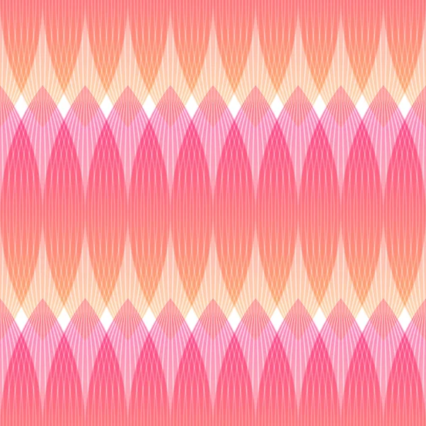 Patrón abstracto en colores rosa y naranja — Vector de stock