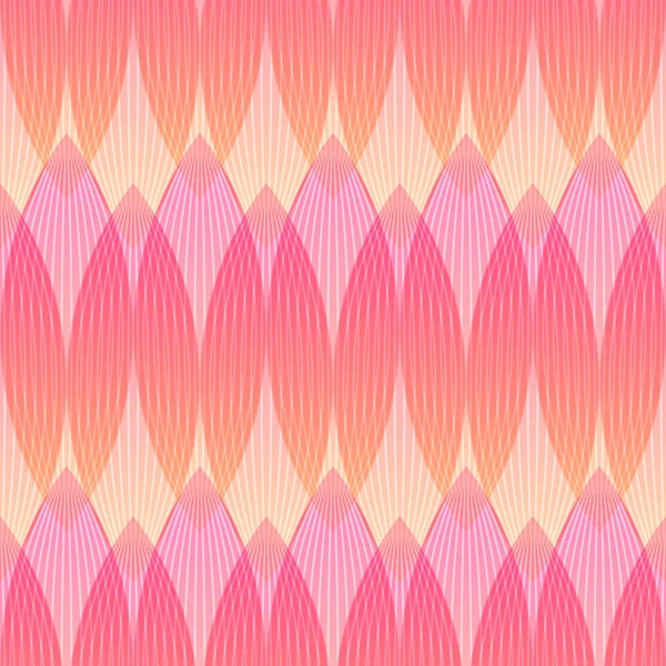 Patrón abstracto en colores rosa y naranja — Vector de stock