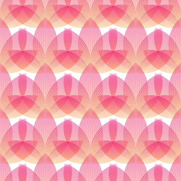 Abstract pattern in pink and orange colors — Stock Vector