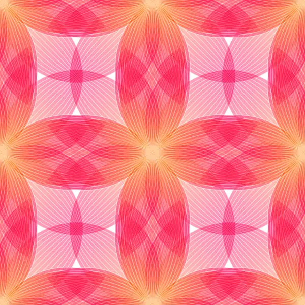 Abstract pattern in pink and orange colors — Stock Vector