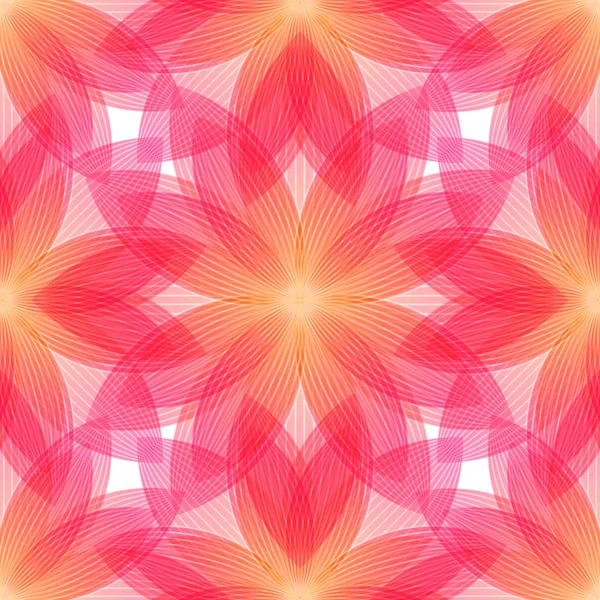 Abstract pattern in pink and orange colors — Stock Vector