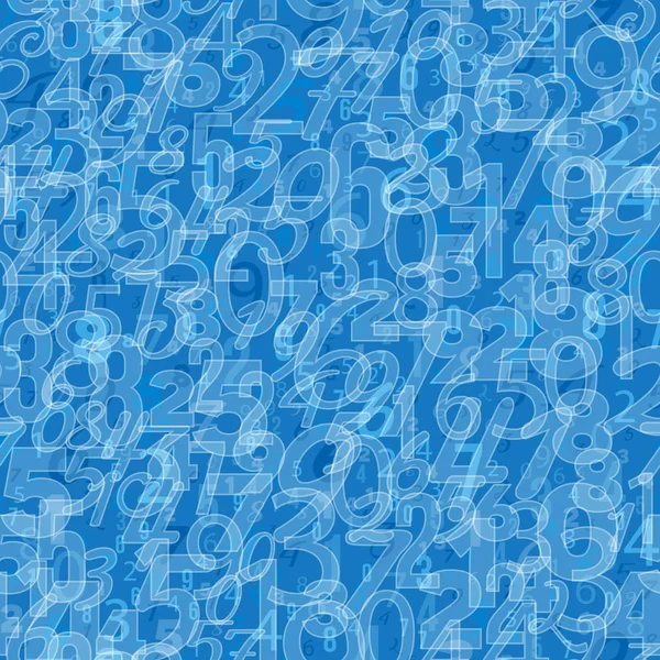 数学背景-不同的数字模式 — 图库矢量图片