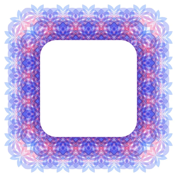 Abstract frame in pink and purple colors — Stock Vector