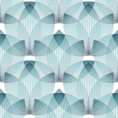 Soyut kesintisiz mavi desen, geometrik şekiller