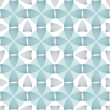 Soyut kesintisiz mavi desen, geometrik şekiller