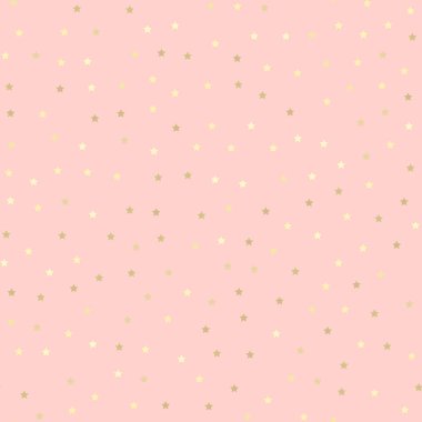 Altın glitter seamless modeli, pembe arka plan