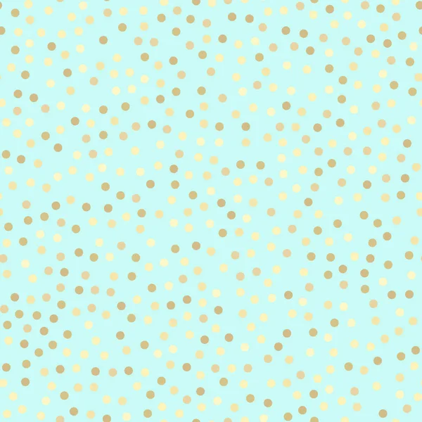 黄金の輝きのシームレスなパターン、ミントの背景 — ストックベクタ