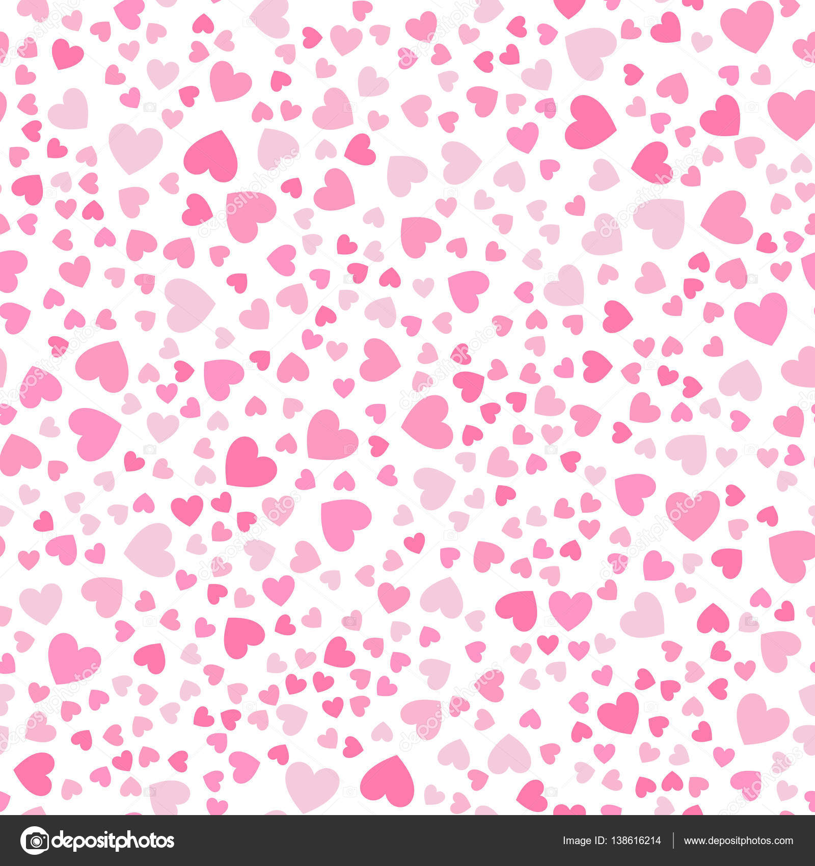 Seamless pattern with small hearts on white Vector Image
