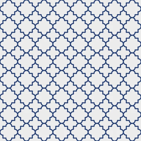 Traditionella quatrefoil lattice mönster disposition — Stock vektor