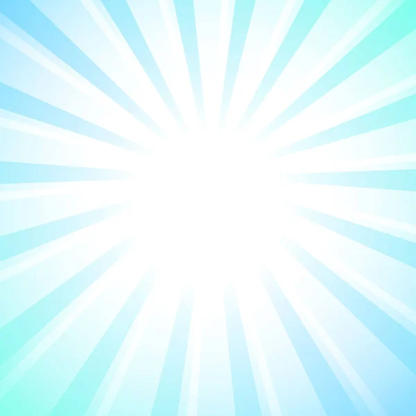 Weiße Strahlen Stern platzte Hintergrund, Pastellfarben — Stockvektor