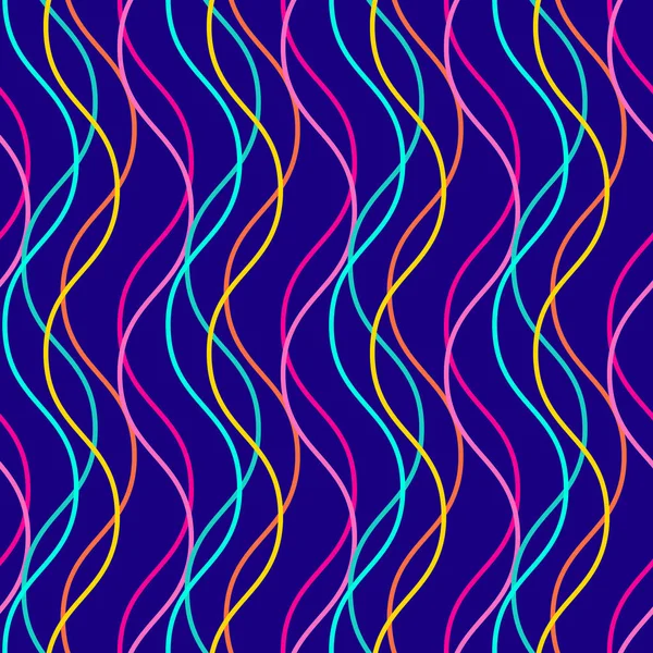 Abstrakta geometriska mönster, neonfärger — Stock vektor
