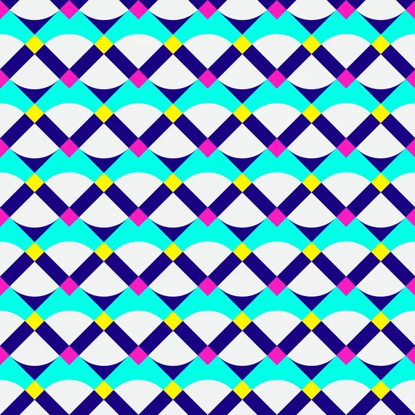 Patrón geométrico abstracto, colores neón — Archivo Imágenes Vectoriales