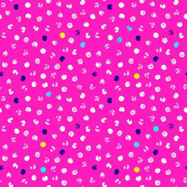 Soyut geometrik desen, neon renkler