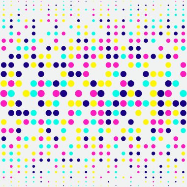 Soyut geometrik desen, neon renkler