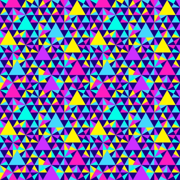 Абстрактний геометричний візерунок, неонові кольори — стоковий вектор