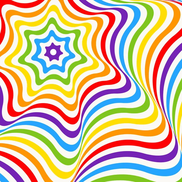 Arc-en-ciel, couleurs LGBT . — Image vectorielle