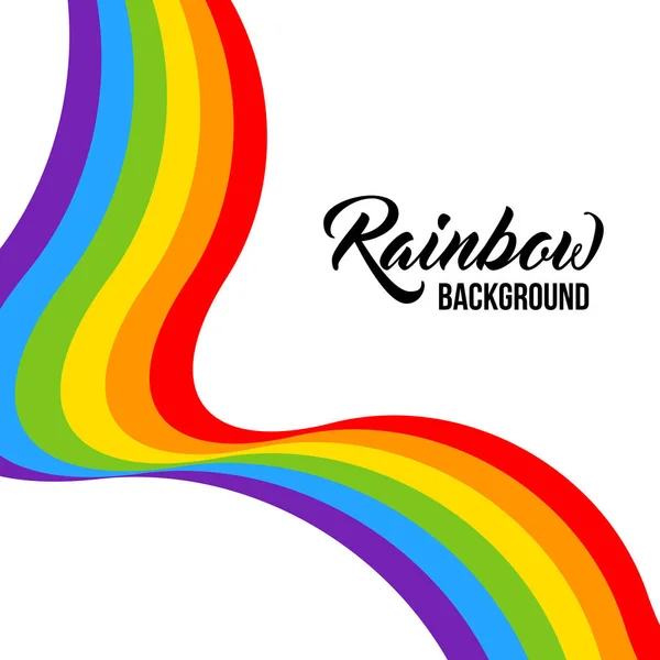 Regenbogen Hintergrund, lgbt Farben. — Stockvektor