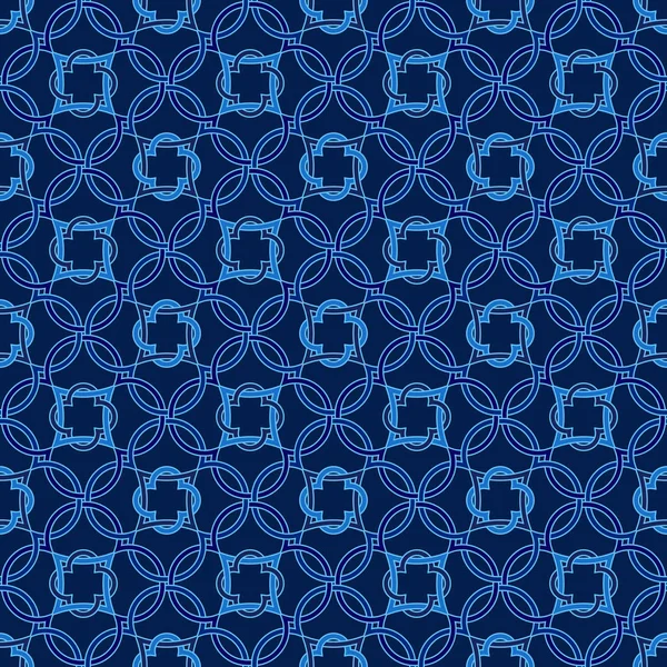 Azulejos portugueses, padrão vetorial Quatrefoil — Vetor de Stock