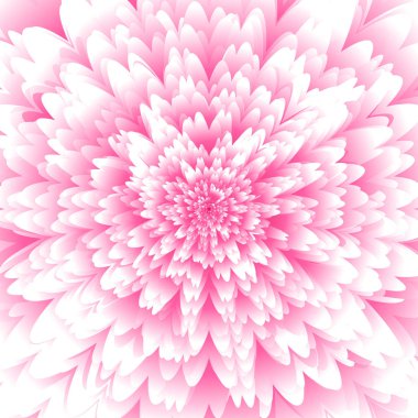 Fütüristik arka plan, fantastik çiçek