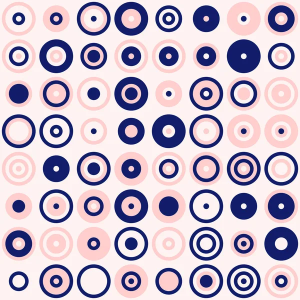 Abstraktní geometrie v námořní modrá a červená růžová — Stockový vektor