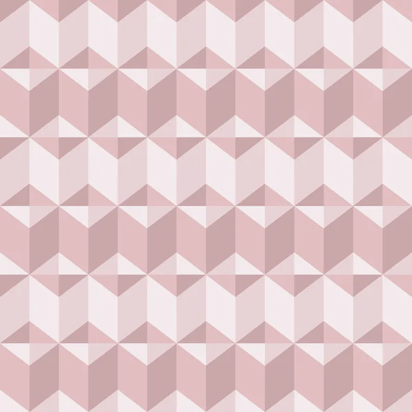 Abstraktes Geo-Muster in rosafarbenen Farben — Stockvektor