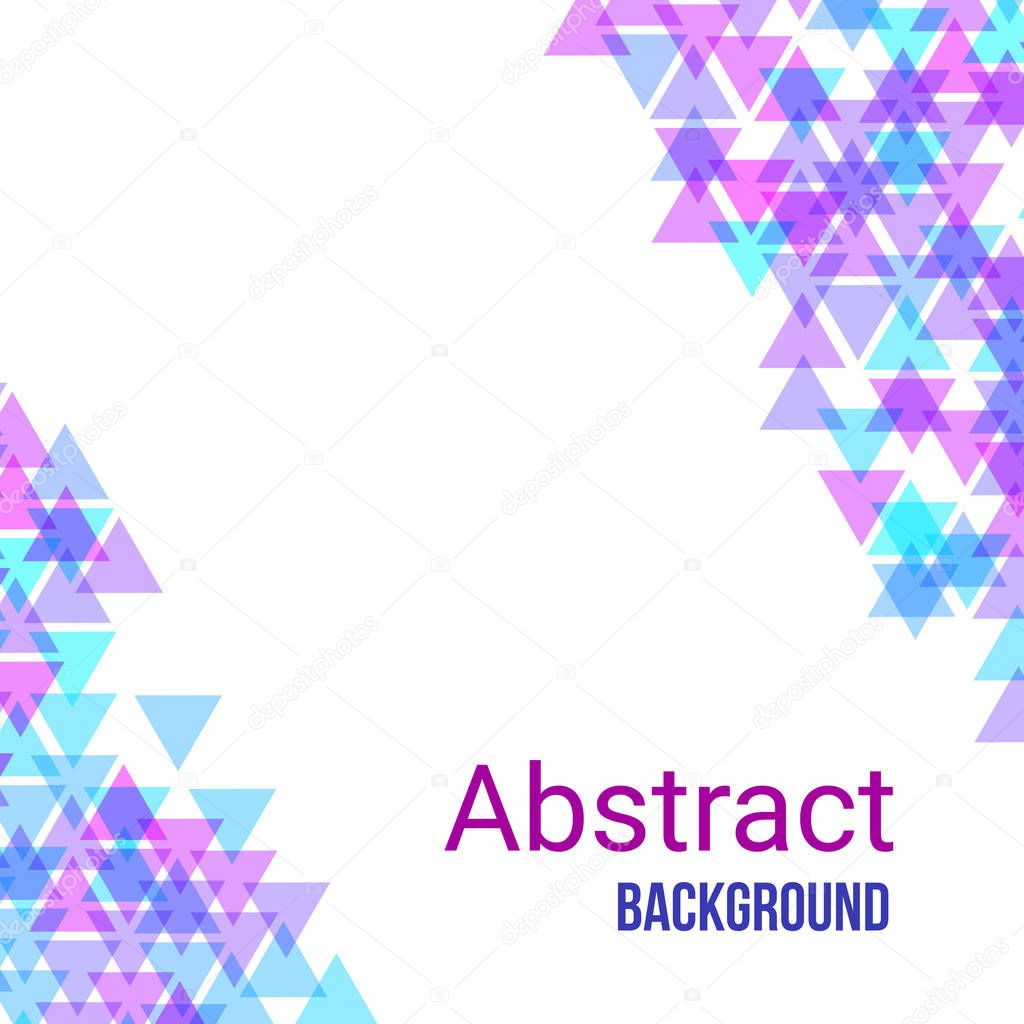 Colorful abstract geometric business background