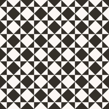 Siyah ve beyaz soyut geometrik yorgan desen