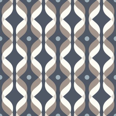 Ogee dikişsiz vektör eğimli kalıp, soyut geometrik arkaplan. Eski duvar kağıtları ve moda kumaşı baskısı için mükemmel. Orta çağ modern duvar kağıdı deseni.