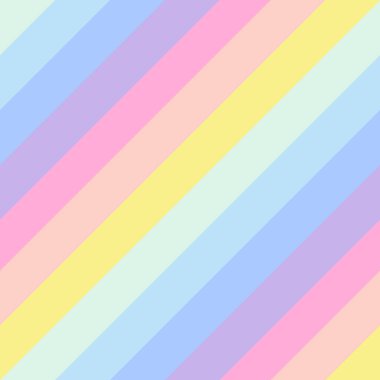 Geometrik çizgili arka plan, pastel gökkuşağı spektrum renkleri. LGBTQ renkleri. Soyut geometrik çizgili, dikişsiz desen, gökkuşağı çizgileri. Vektör çizimi. Renkli dalga, dalgalı LGBT bayrağı.