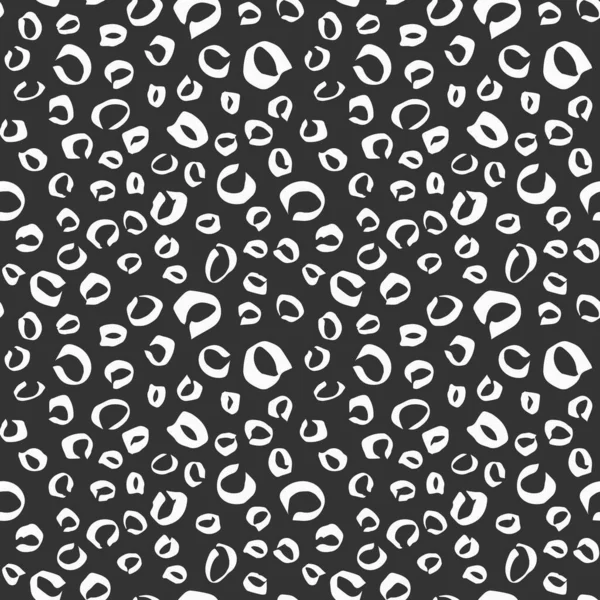 Eenvoudige Handgetekende Inktkrabbels Naadloos Patroon Abstracte Geometrische Achtergrond Willekeurige Penseelstreken — Stockvector