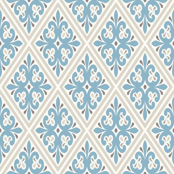 Modern Geometrisch Patroon Geïnspireerd Door Vintage Wallpapers Mooie Retro Kleuren — Stockvector