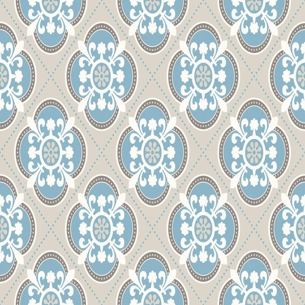 Moderne Geometrische Muster Inspiriert Von Vintage Tapeten Schöne Retro Farben — Stockvektor