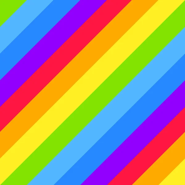 幾何学的な縞模様の背景 明るい虹のスペクトルの色 Lgbtqの色 抽象幾何学的な縞模様シームレスなパターン 虹の縞 ベクトルイラスト カラフルな波 波状Lgbtの旗 — ストックベクタ