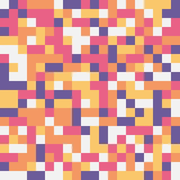 Abstracte Geometrische Achtergrond Willekeurige Kleuren Naadloze Vector Patroon Kleurrijk Mozaïek — Stockvector