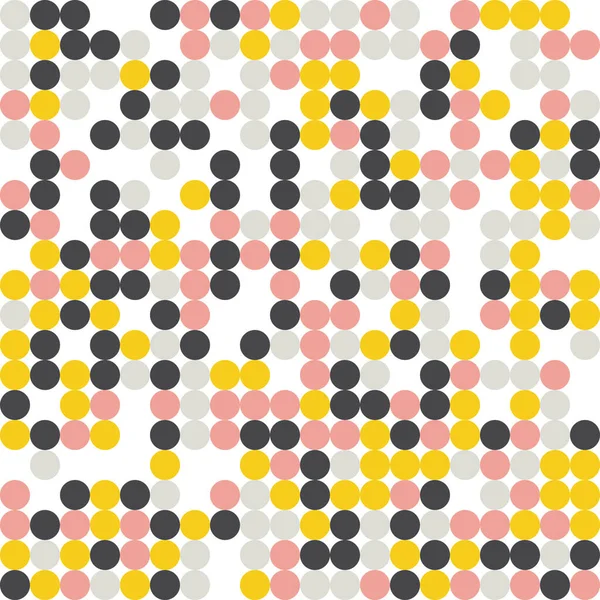 Abstrakt Geometrisk Bakgrund Slumpmässig Färg Sömlöst Vektor Mönster Färgglad Mosaik — Stock vektor