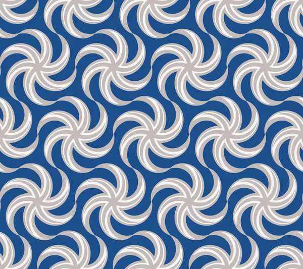 伝統的なイスラームアラベスク様式 抽象的な幾何学的背景 シームレスなベクトルアラビアパターン 波の背景 — ストックベクタ