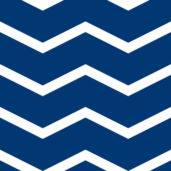 Einfaches Chevron Muster Abstrakter Geometrischer Hintergrundvektor Klassisch Marineblaue Und Weiße — Stockvektor