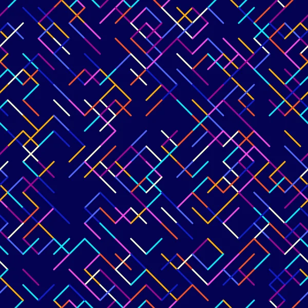 Abstracte Geometrische Achtergrond Abstract Technologiepatroon Met Kleurrijke Geometrische Vormen Tessellatie — Stockvector